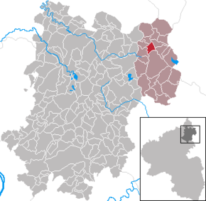 Poziția Zehnhausen bei Rennerod pe harta districtului Westerwaldkreis