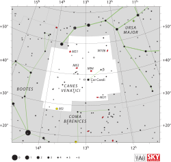 Diagram showing star positions and boundaries of the Auriga constellation and its surroundings