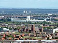 Image 45The 1938 Littlewood's Building next to Wavertree Technology Park, on Edge Lane, looking east from Liverpool Cathedral (from North West England)