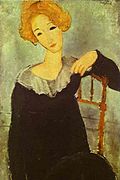 Amedeo Modigliani: Nina Hamnett, Öl auf Leinwand (1914)