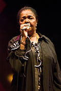 La chanteuse Cesária Évora en 2008.