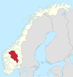 Oppland fylke i Norge.