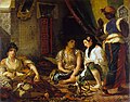 Les femmes d'Alger, d'Eugène Delacroix. Oli sobre tela (1834) Museu del Louvre