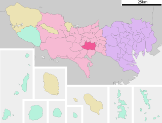 府中市 (東京都)位置図