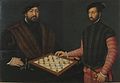 Image 31Antonis Mor, 1549, Von Sachsen vs. a Spaniard (from Chess in the arts)