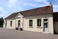 Skyline of Champeau-en-Morvan