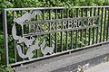 Bäckerbrücke (1952), Saseler Damm im Stadtteil Poppenbüttel von Hamburg. Stahl, geschm.