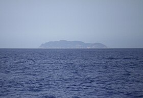 L'île de Gorgone vue de la côte italienne