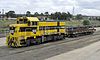 A T class locomotive in Melbourne