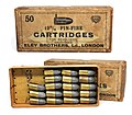 Pinfire Cartridge Box per Eley Brothers