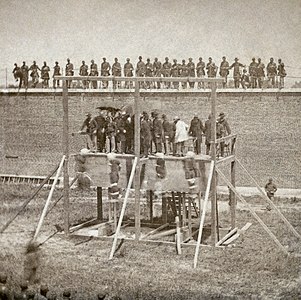 Military execution of the conspirators in the Abraham Lincoln assassination