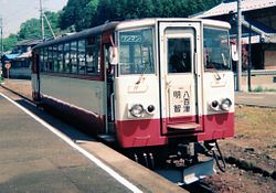 八百津駅におけるキハ10形