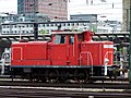 Een Diesel-bedrieuwene Rangier-Lokomotive fon'e DB-Bauriege V 60