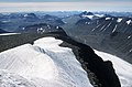 Kebnekaise (2111 m), visto da Sydtoppen, Lapponia (Svezia).