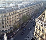 Le boulevard Haussmann.