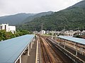 阿波池田駅跨線橋から見た佃駅方面