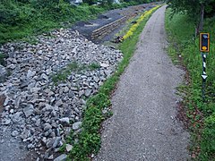 Strecke zum Lerchenbergtunnel (2014)