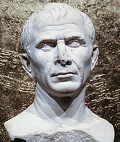 Arles bust, marble bust found in the Rhone River near Arles, c. 46 BC