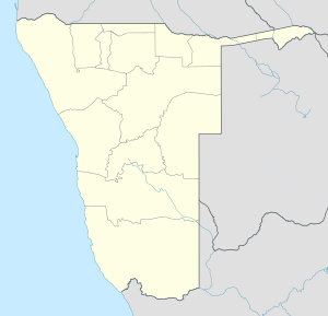 Windhoek is located in Namibie