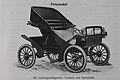 Polymobil 2 mit offenem Verdeck, Jahrgang 1907/1908