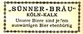 Sünner Kölsch 1921