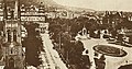 View from the roof of the Windsor Station, showing from left to right, St. George's Cathedral, the Windsor Hotel, Erskine Church, YMCA and the Knox Church