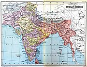 The British Indian Empire in 1893, after the annexation of Upper Burma and incorporation of Baluchistan. (uploaded by me, but not from personal copy)