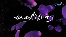 an image of purple petals over a black plain background. The series title is displayed on the center of the image.