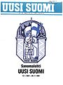 Uuden Suomen viimeisen numeron etusivu 29. marraskuuta 1991