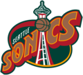 Logotype des SuperSonics (1995-2001)