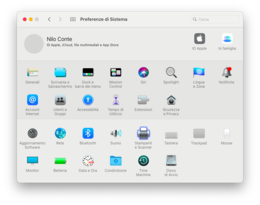 Preferenze di Sistema su macOS Big Sur