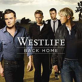 Обложка альбома Westlife «Back Home» (2007)