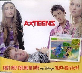 Обложка сингла A*Teens «Can't Help Falling in Love» (2002)