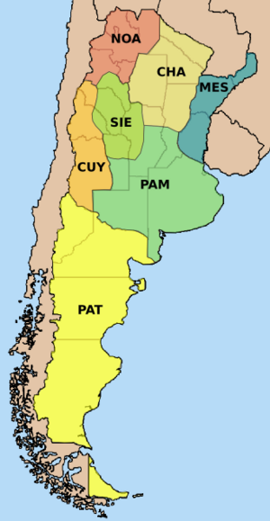 Regionen in Argentinien