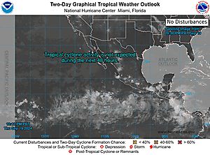 Graphical Tropcal Weather Outlook - Eastern Pacific