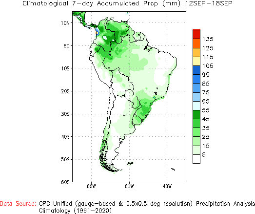 7-day Normal Precipitation (millimeters)