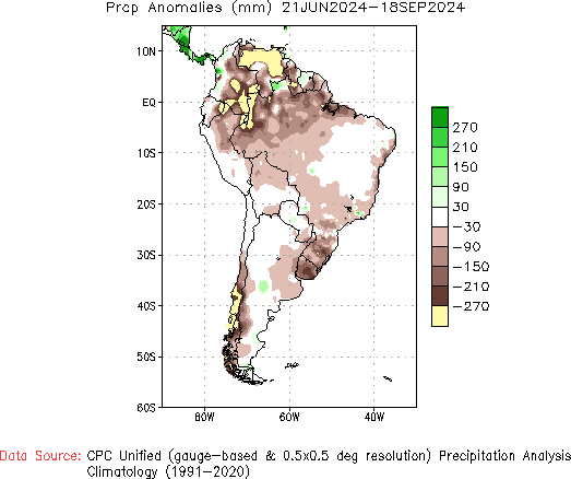 90-Day Precipitation Anomaly (millimeters)