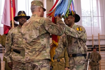 1st Cavalry Division Conducts Change of Command Ceremony in Poland