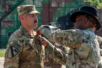 Chief Warrant Officer Four Jose C. Garcia is Awarded the Meritorious Service Medal