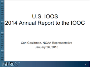 IOOS Program Annual Report to the IOOC