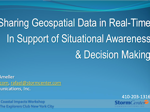 Sharing Geospatial Data In Real-Time