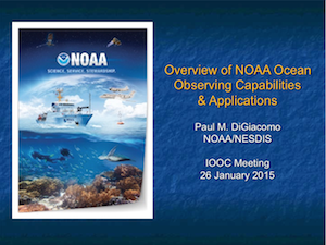 Overview of NOAA's Observing Capabilities and Applications