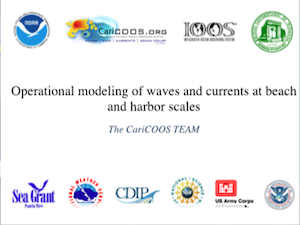 Operational Modeling of Waves and Currents at Beach and Harbor Scales