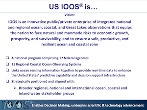 IOOS Enables Decision Making