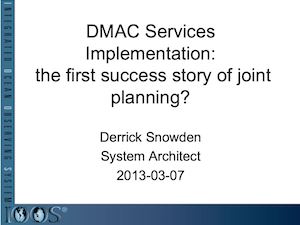 DMAC Services Implementation: The First Success Story of Joint Planning?