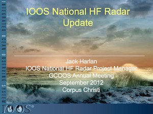 IOOS National HF Radar Update