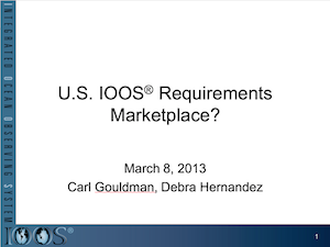 U.S. IOOS® Requirements Marketplace?