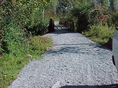 Walking/bike trail at Kendall Recreation Area