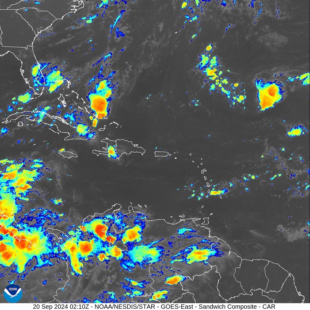 Sandwich - Blend combines IR band 13 with visual band 3 - 20 Sep 2024 - 0210 UTC