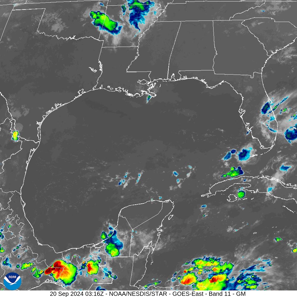 Band 11 - 8.4 µm - Cloud Top - IR - 20 Sep 2024 - 0316 UTC